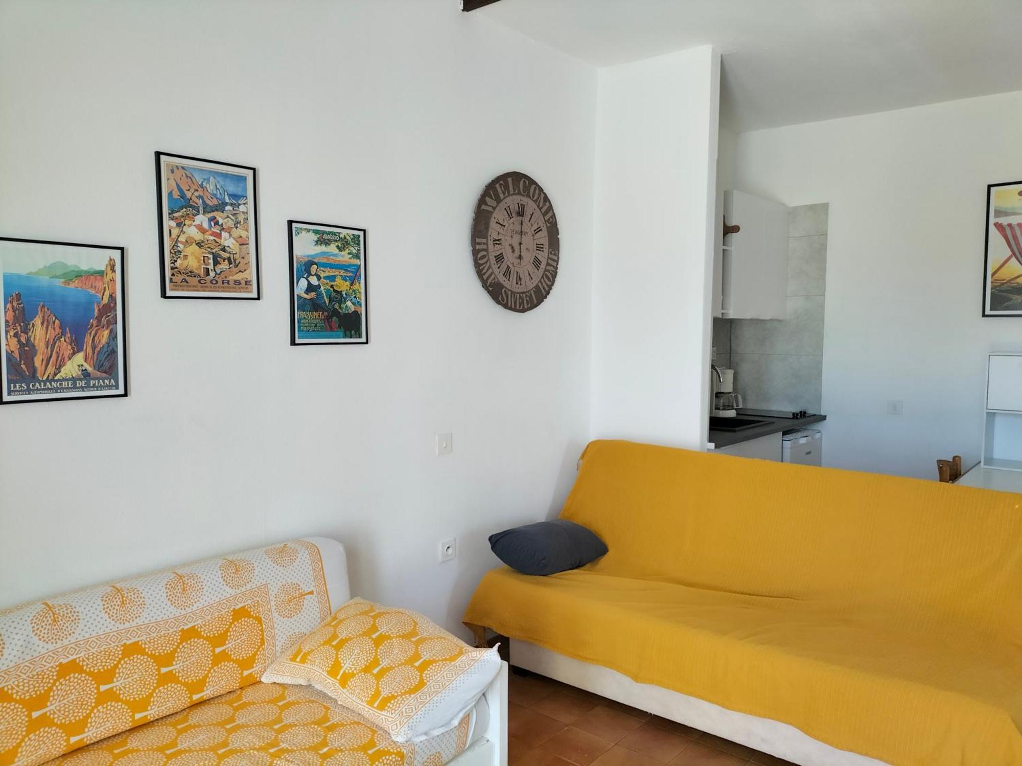 Studio Vue Mer A Porticcio Proche Aeroport Ajaccio Экстерьер фото